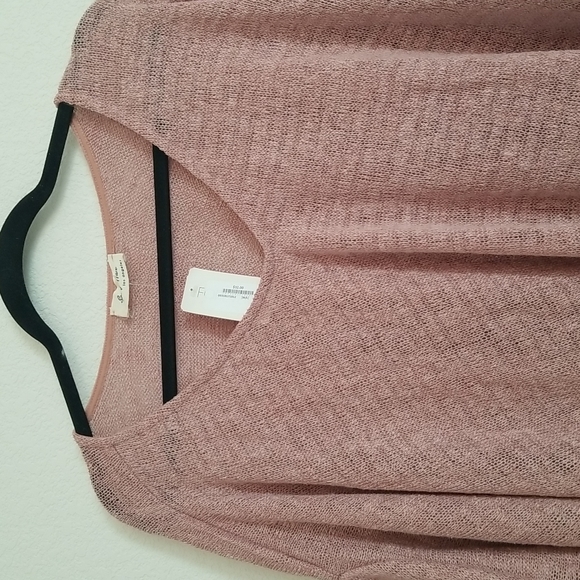 Spring Haze LA short sleeve poncho dusty pink M/L - Picture 2 of 6